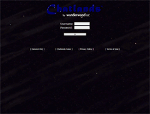 Tablet Screenshot of anthrolands.chatlands.com
